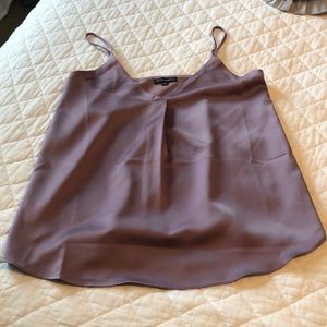 Purple spaghetti strap blouse